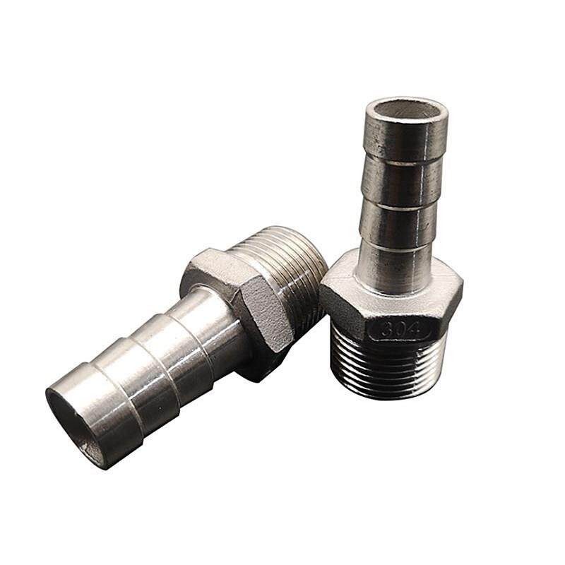 304不锈钢六角棒宝塔1寸 zg3/4外丝软管气管接头14 16 19 25 32mm