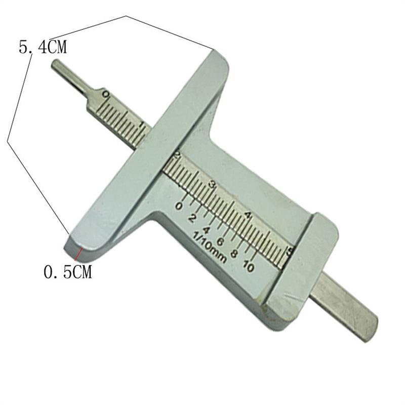 经销 轮胎花纹深度尺0-30  深浅尺 胎高尺 花深尺 轮胎深度尺