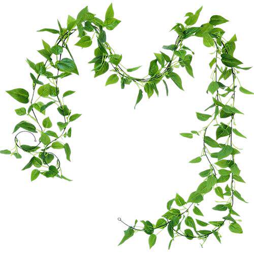仿真绿植树叶藤蔓常青藤塑料假花花藤葡萄叶藤条植物绿叶藤条装饰