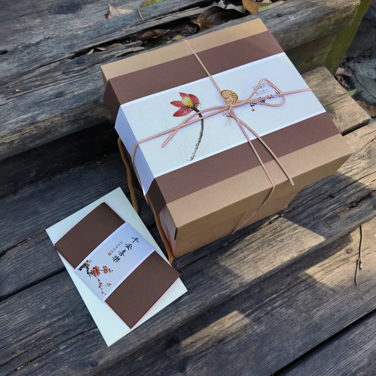 nk12通用新中式风古风牛皮纸礼盒天地盖瓦楞纸盒包装礼品盒定制,包装,礼品盒,淘宝优惠券,粉丝福利购,淘宝优惠卷