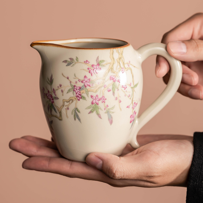 汝窑公道杯泡茶分茶器2025新款茶具陶瓷公杯高端功道杯高级分茶杯