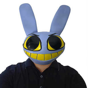 万圣节贾克斯乳胶面具神奇数字马戏团小丑cos角色扮演动漫服装头