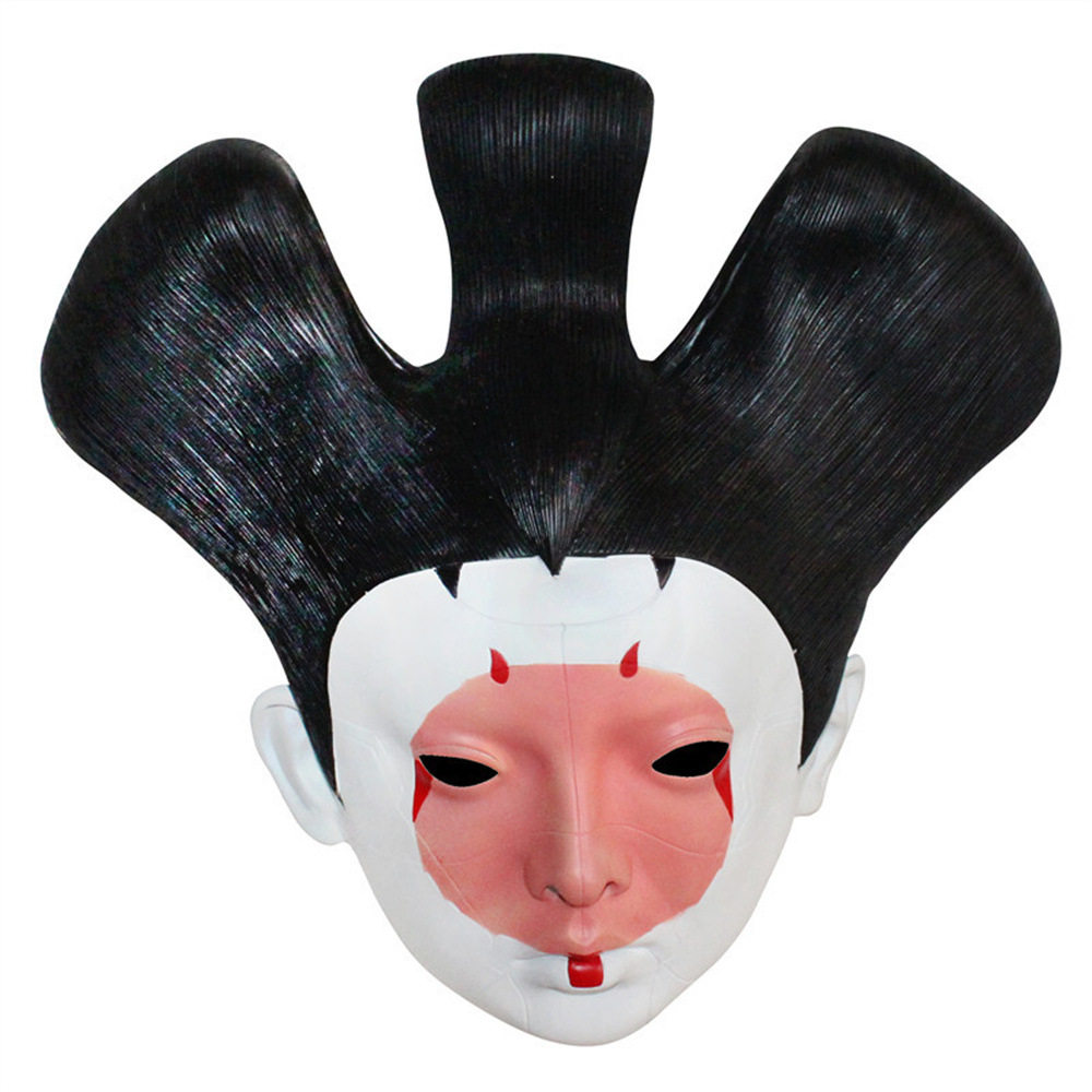 攻壳机动队艺妓机器人面具日本动漫周边道具万圣节树脂脸谱面罩新