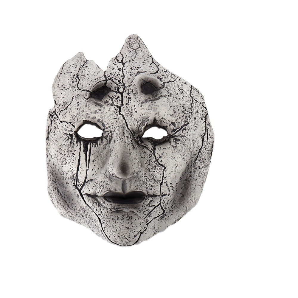 黑神话悟空糜道人乳胶半脸面具万圣节恐怖面罩舞会派对游戏周边