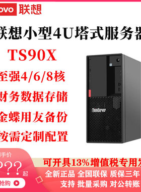 联想塔式服务器ThinkServer TS90X小型4U 4/6/8核商务数据存储