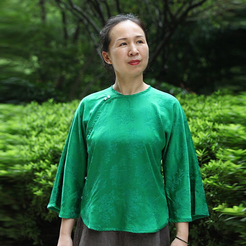 山北记天丝2023.9面料上衣