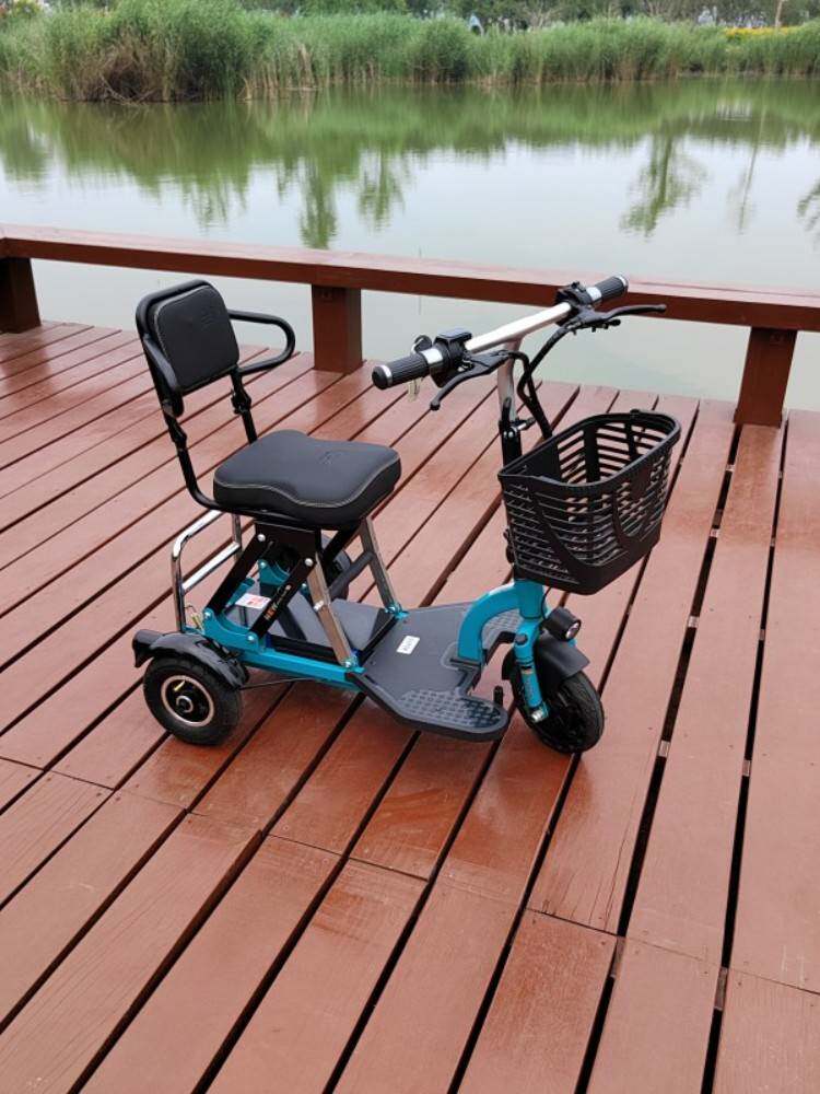 折叠小三轮/迷你三轮车/残疾人代步车/短途出行代步神器