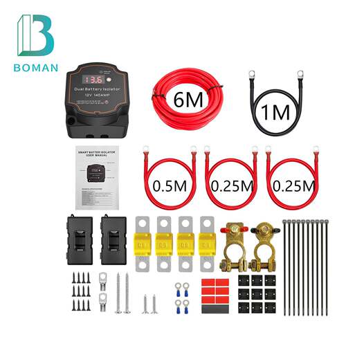 12V140A双电瓶隔离器套装｜智能3
