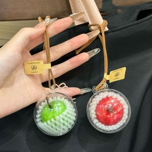 【平平安安】苹果挂件包包挂饰高级感小众圣诞节平安夜可爱钥匙扣