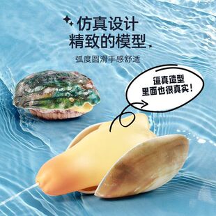 象拔蚌水枪花甲水枪鲍鱼水枪创意仿生海鲜水枪仿真贝壳迷你呲水枪