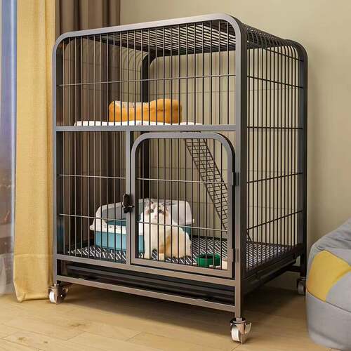 猫笼子猫别墅家用室内带厕所一体