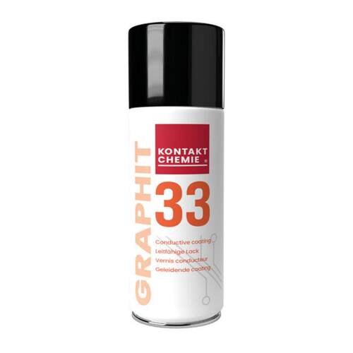 德国康泰GRAPHIT33干性石墨润滑剂导电漆涂层电缆修复黑色速干膜