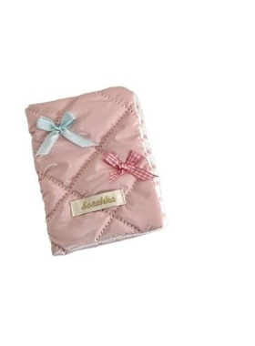 52242 韩系甜美蝴蝶结护照本卡套证件收纳银行卡旅行身份证夹套