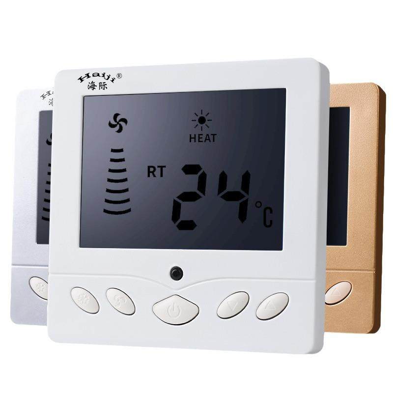 BC109编程智能86型风机温控开关面板液晶空调温控器线控,五金/工具,温控仪,淘宝优惠券,粉丝福利购,淘宝优惠卷