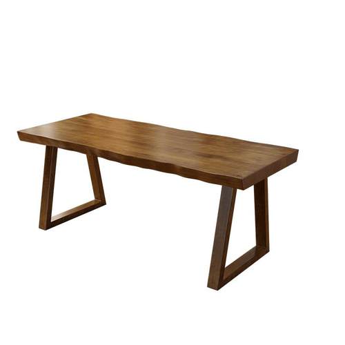 北欧实木书桌简约双人写字学习桌家用餐桌办公桌客厅长桌子电脑桌