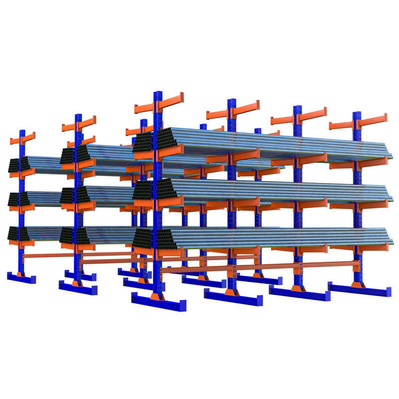 金属钢结构仓库仓储托臂重型货架管材铝材单双面悬臂货架