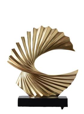 财源滚滚摆件轻奢高档酒柜装饰品办公室电视柜客厅家居饰品高级感