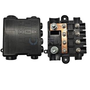 BX2054保险丝盒五路一进四出保险丝座盒改装房车电源保护取电器