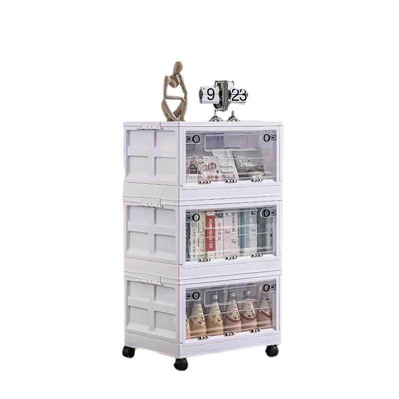 透明收纳箱家用储物柜塑料收纳盒衣柜玩具放衣服超大号加厚收纳柜