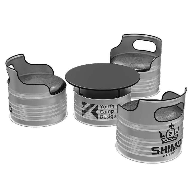 工业风油桶沙发酒吧清吧卡座奶茶店办公室休息区铁艺茶几桌椅组合,商业/办公家具,卡座,淘宝优惠券,粉丝福利购,淘宝优惠卷