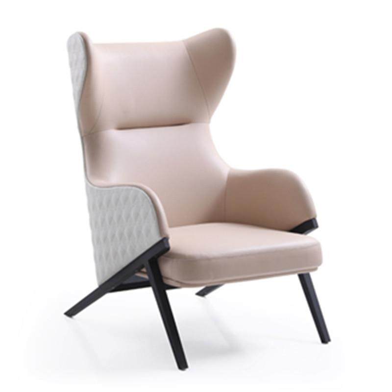 北欧极简休闲单人沙发椅设计师单椅轻奢时尚家用商务空间客厅沙发