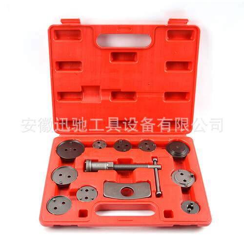 12件套分泵回位工具汽车刹车片更换调整蝶式刹车分泵拆装工具他套