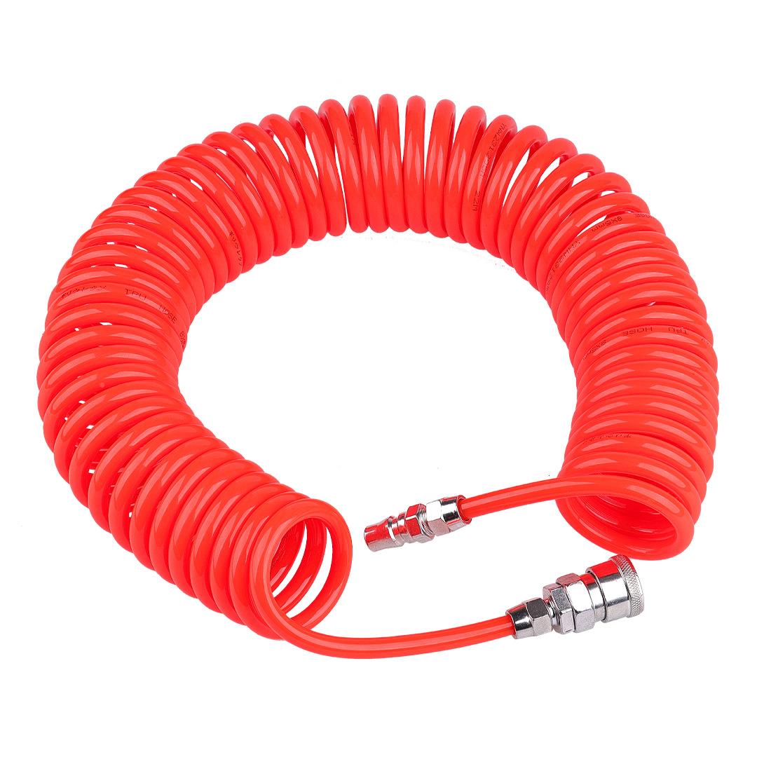 气动PU弹簧气6/8/101管mm2空压机气泵螺旋伸缩管风管软管带接/头