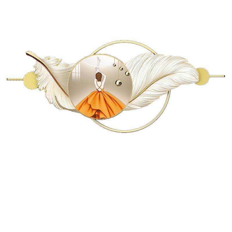 2023新款床头装饰画立体网红羽毛挂画玄关餐厅墙面晶瓷画组合装饰,家居饰品,现代装饰画,淘宝优惠券,粉丝福利购,淘宝优惠卷