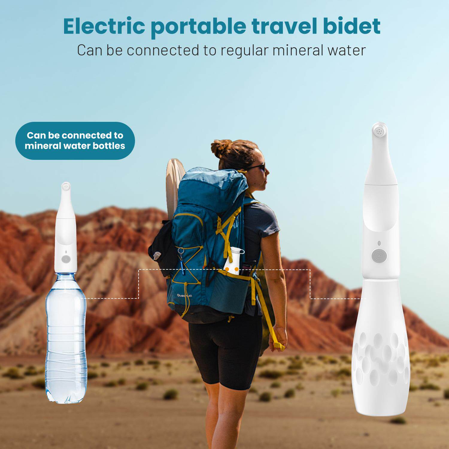 电动便携式净身妇洗器清洗器旅游易携带的电动冲洗