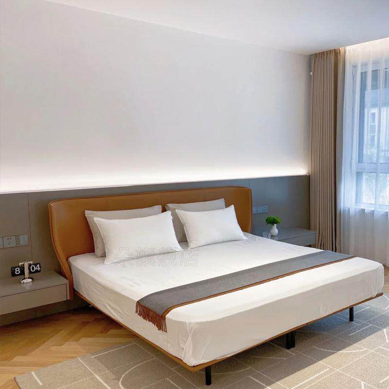 床头e灯带嵌入式床头灯带线性ld围灯卧室护墙悬板浮床氛灯条背景