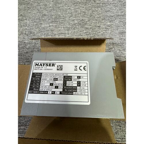 可维修SG-EFS104ZK2/1MAYSER安全继电器S