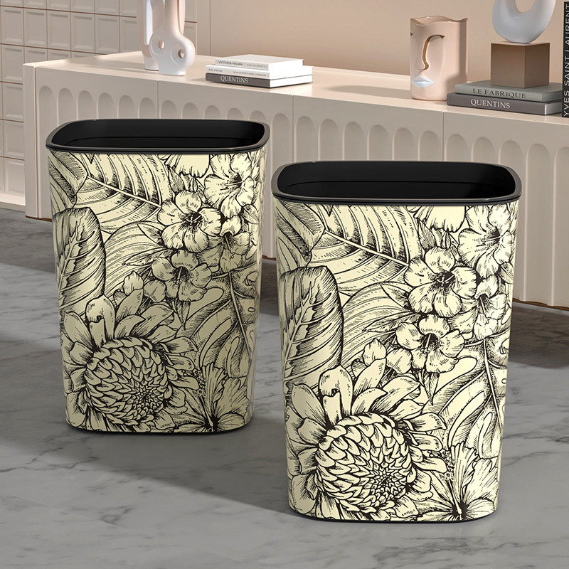 宿舍垃圾桶创意家用客厅大容量卧室厨房卫生间轻奢高档ins纸篓,家庭/个人清洁工具,垃圾桶,淘宝优惠券,粉丝福利购,淘宝优惠卷
