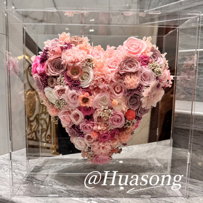 永生花玫瑰花繁花花束鲜花送女友送闺蜜真花订婚生日告白礼物摆设