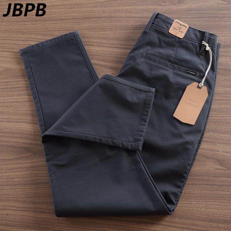 JBPB品牌专柜休闲裤秋季2025年新款直筒宽松高端商务男士大码西裤