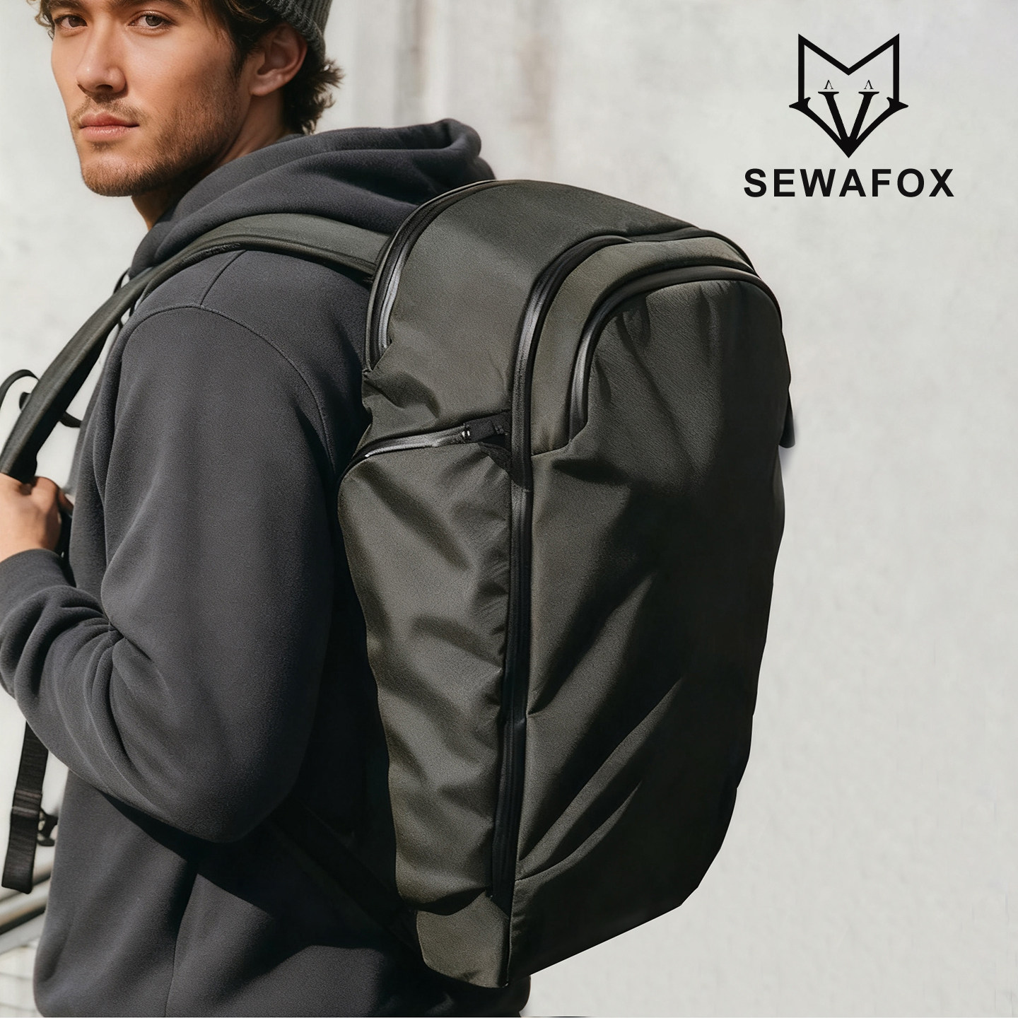 双肩包大学生通勤16寸笔记本电脑包旅行包书包出差旅游轻便背包男