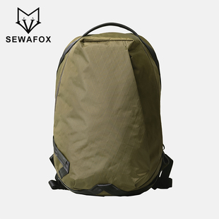 户外双肩包城市通勤男士电脑包背包男商务简约防水书包旅行后背包