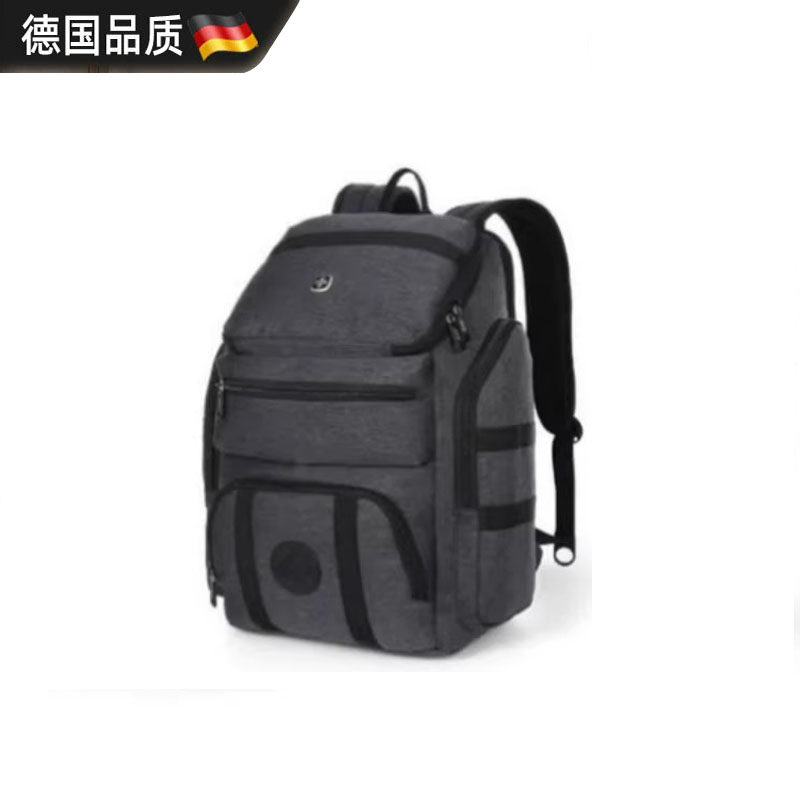 德国SUISSEWIN双肩包商务大容量瑞士电脑背包大学生军刀减负书包