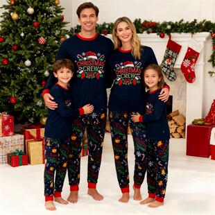 Family Matching Pyjama Long Sleeve Nightwear jumper kids
