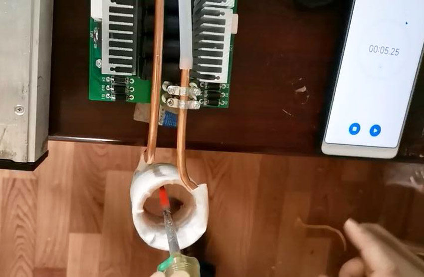 无抽头6管zvs高频感应加热机高频淬火中频炉模块diy套件