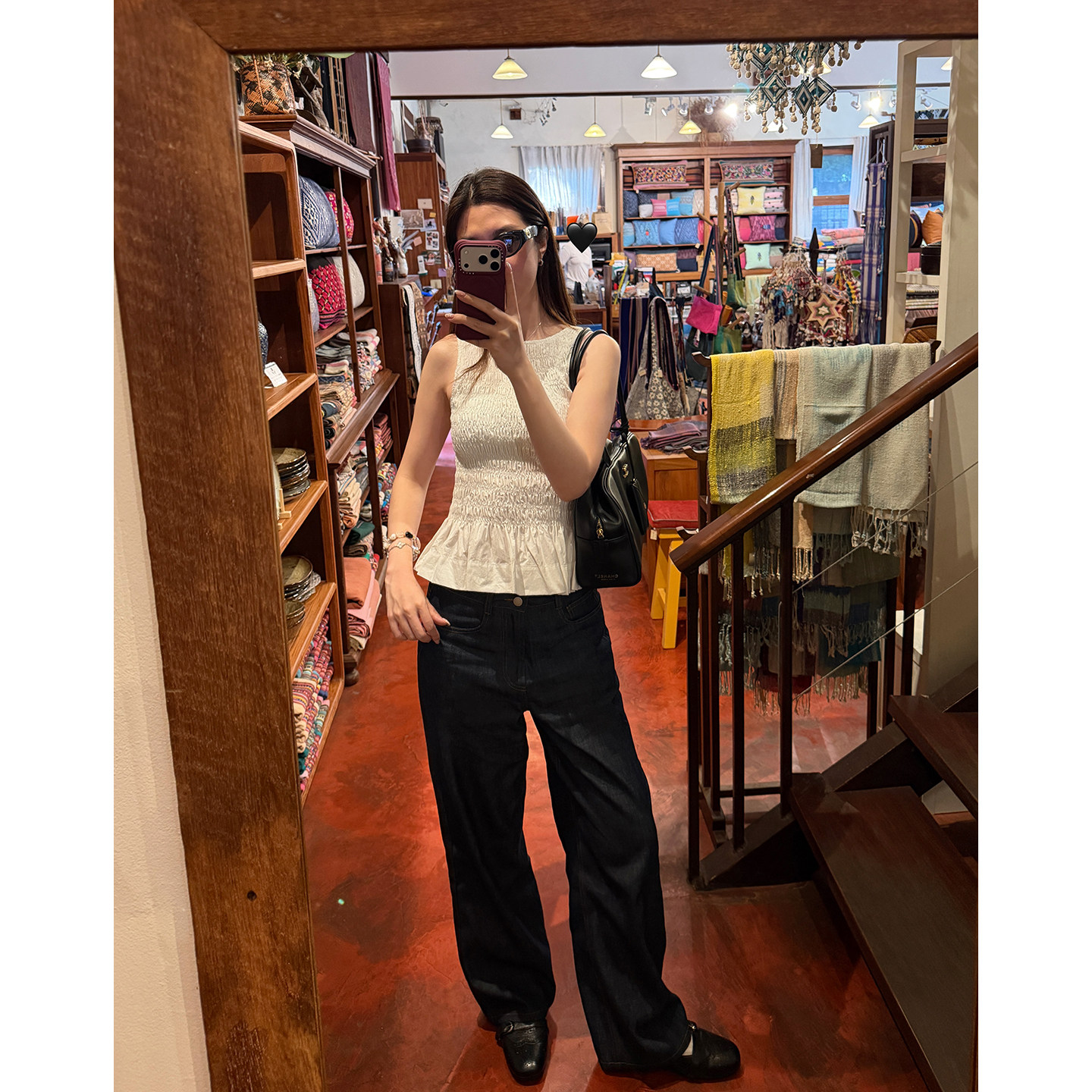 FOCUS ON CC 荷叶摆褶皱背心