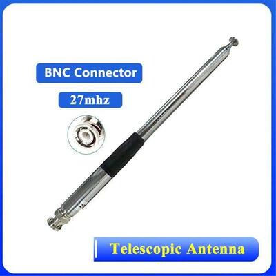 27MHZ Telescopic Antenna BNC Connector Aerial for Short