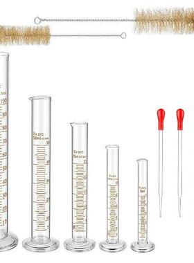 Glass Graduated Measuring Cylinders Set,Premium