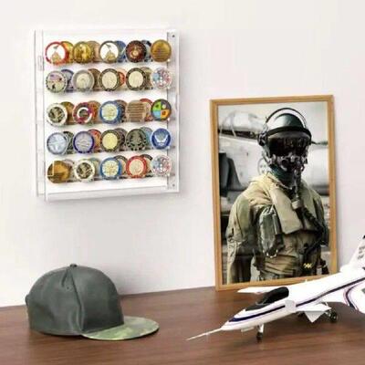 Easy Installation Coin Display Case 5-layer Acrylic Coin