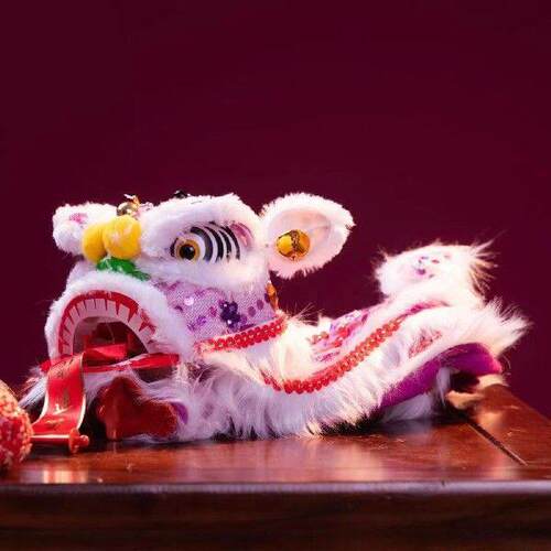 Chinese Marionette Lion Toy,Hand String Lion Dance Puppet