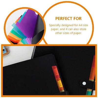 A4 Folder Document Organizer Paper Storage Test File Pp
