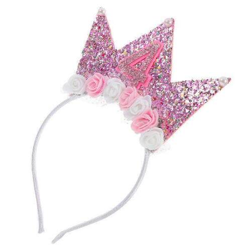 Children Crown Headb Birthday Party Decorative Hair Hoop