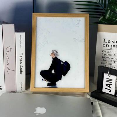 Jujutsu Kaisen Satoru Gojo Night Light Painting Photo Frame