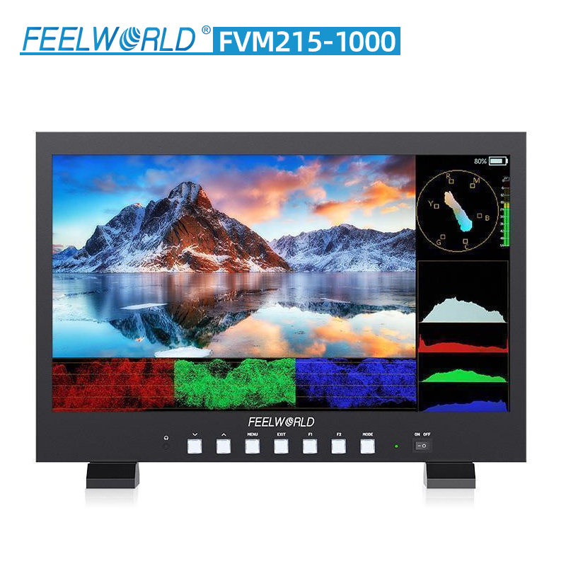 富威德 FVM215-1000新品单反 21寸监视器4K60Hz广播级高清显示屏