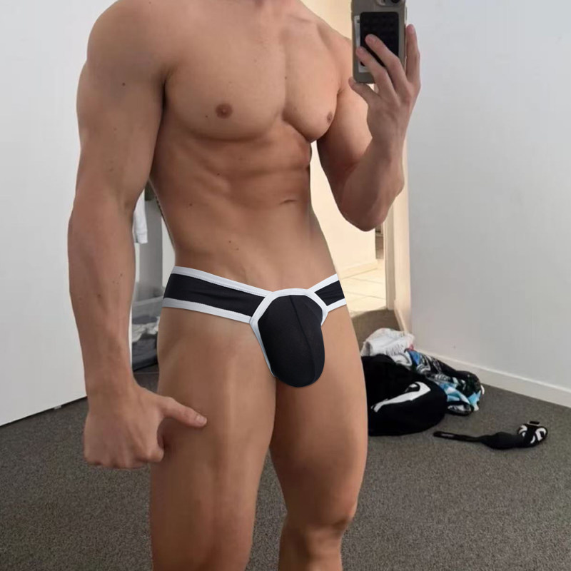 男士内裤性感激凸显大高叉三角内裤网红体育生运动舒适透气内裤,女士内衣/男士内衣/家居服,男三角内裤,淘宝优惠券,粉丝福利购,淘宝优惠卷