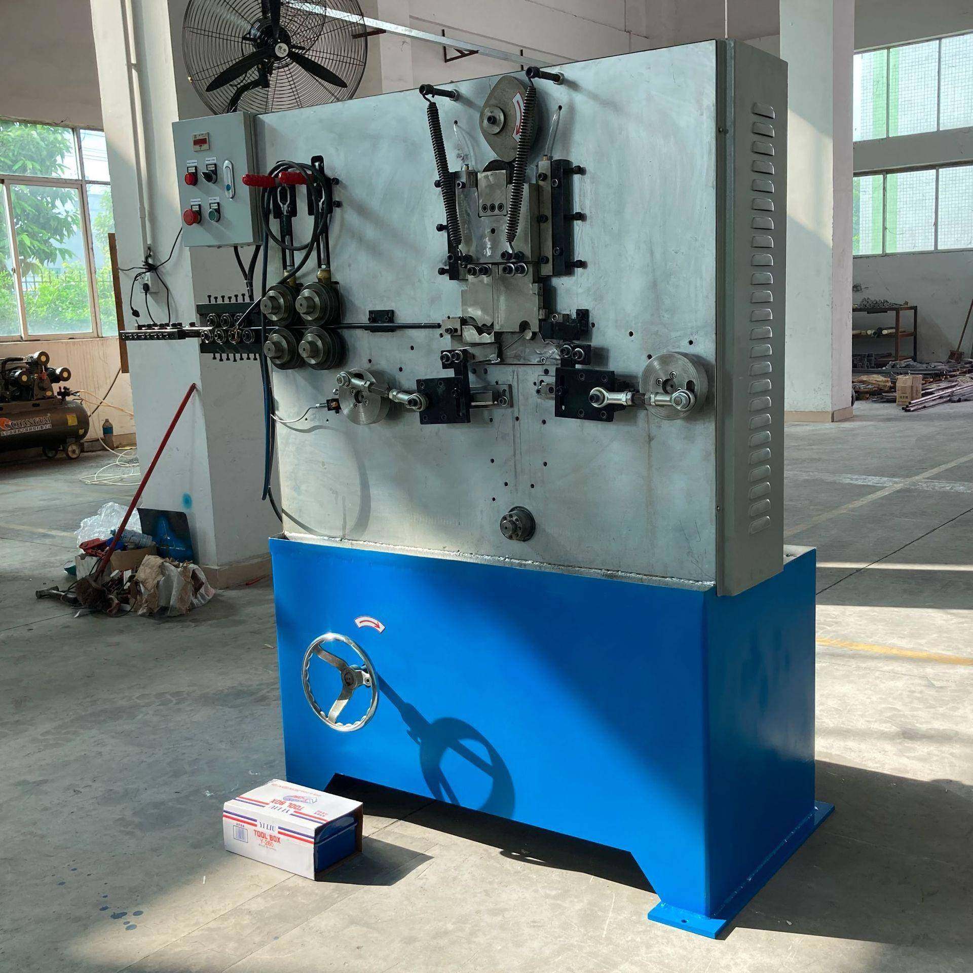 R扣成型机铁丝钢丝机械式折弯机来图可定各种圆形扁平2D3D线材